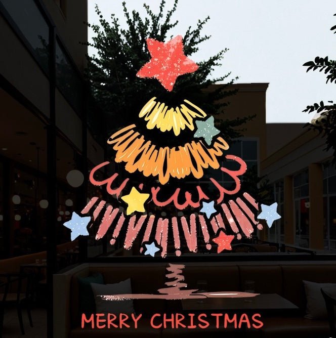 Christmas window decal π - KIO