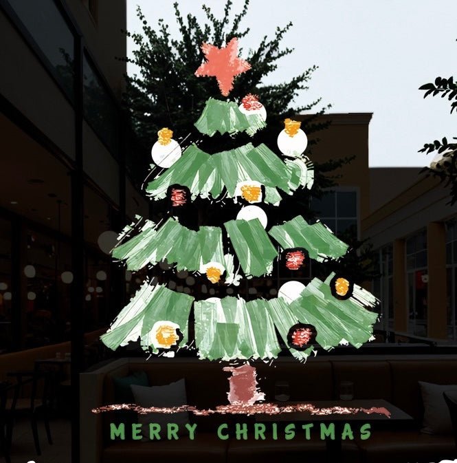 Christmas window decal π - KIO
