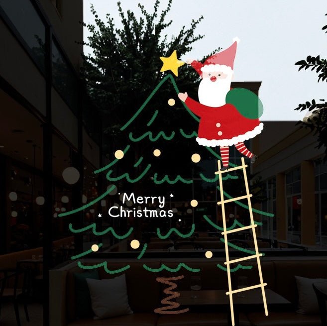 Christmas window decal π - KIO