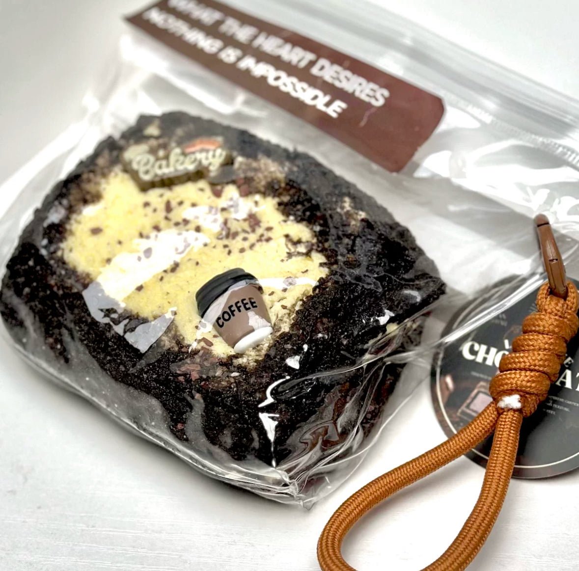 Coffee toast squishy / bag charm ☕️ - KIO