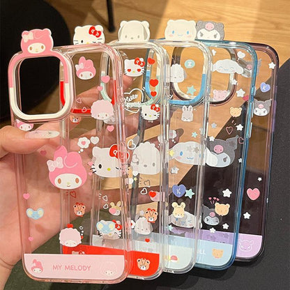 Cute cartoon camera frame iPhone case.