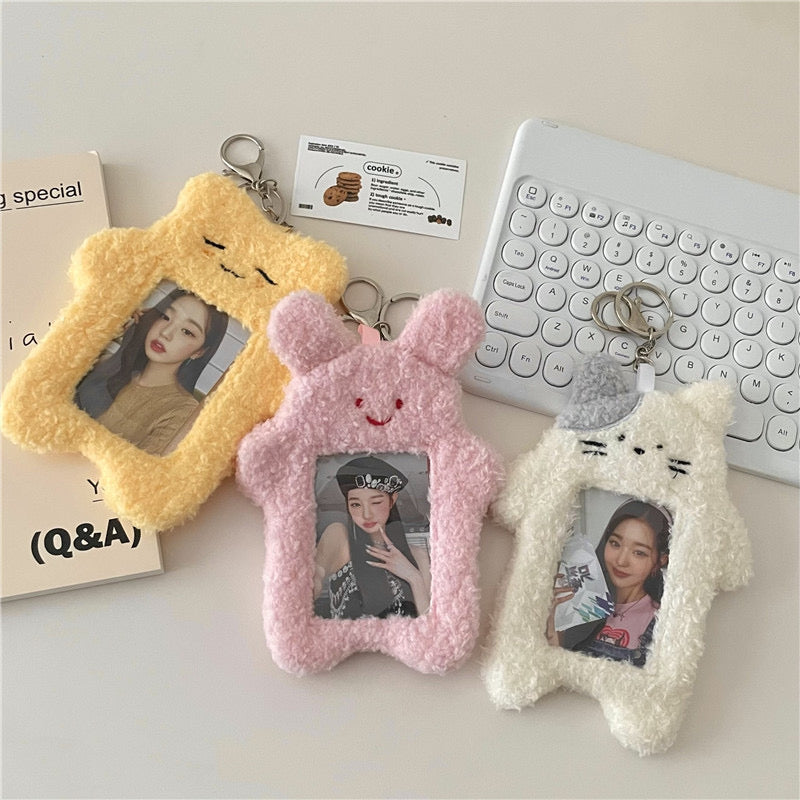 Fluffy animal Card sleeve