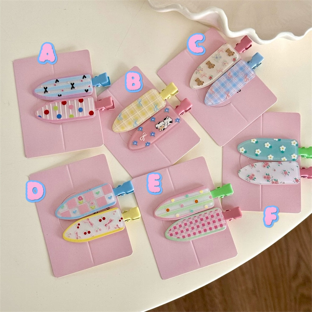 Cute hair clip set 💝