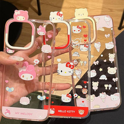 Cute cartoon camera frame iPhone case.