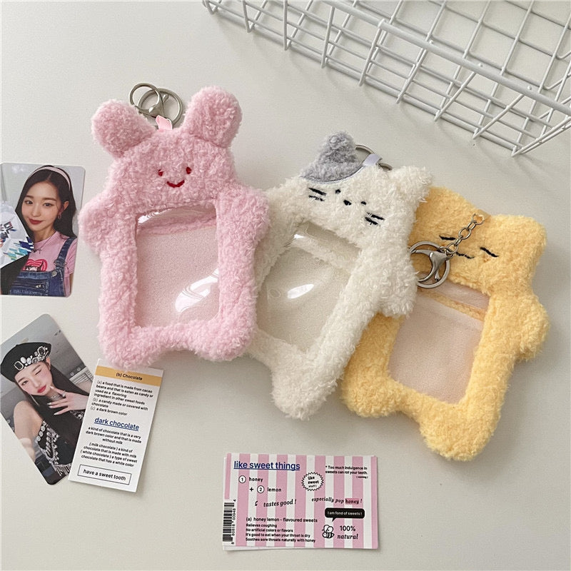 Fluffy animal Card sleeve