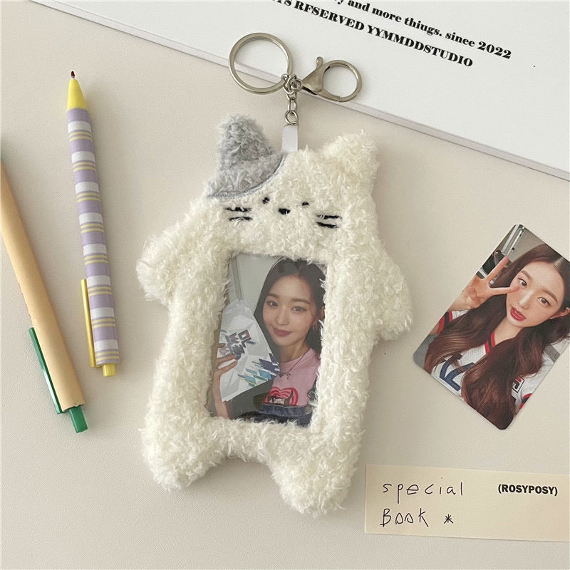 Fluffy animal Card sleeve