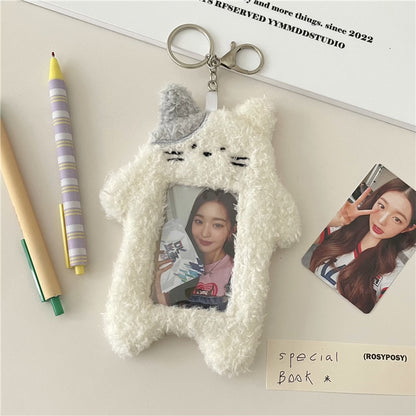 Fluffy animal Card sleeve