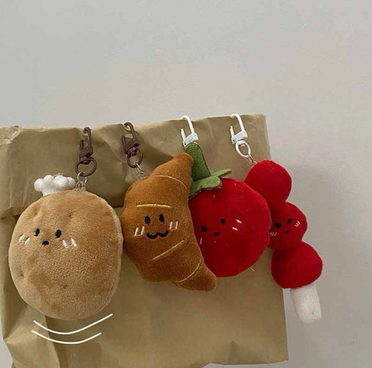 Cute Plush Food Charm