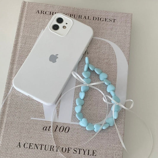 Bow Beaded Wrist Strap Charm