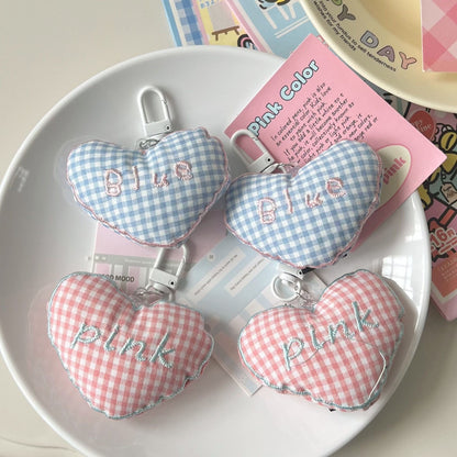 Cute Puffy Heart Keychain ❤️