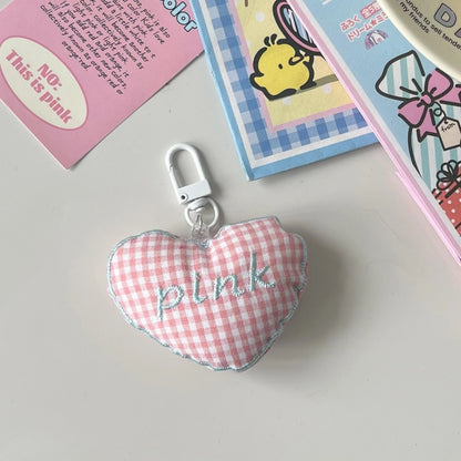 Cute Puffy Heart Keychain ❤️