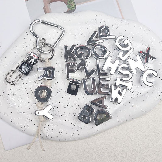 Silver Alphabet Charm