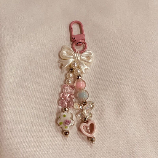 Y2K style pink Chain Charm