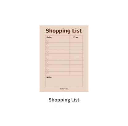 shopping list