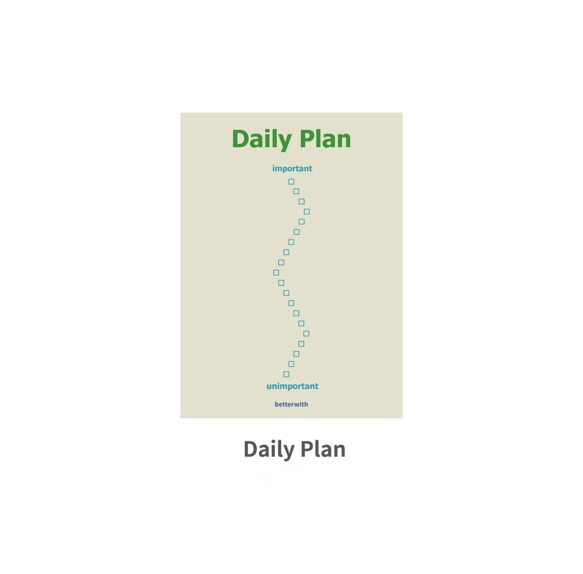 daily plan