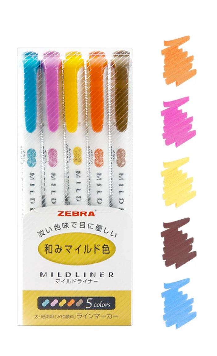 Zebra highlighter set