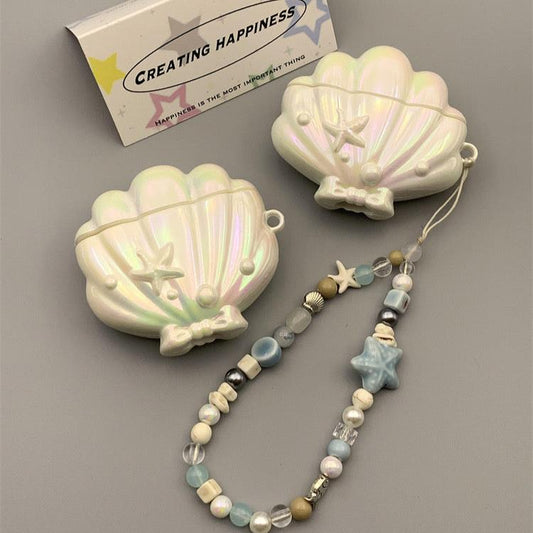 Bling bling Shell AirPods case (with key chain) 🐚 - KIO